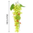 thumbnail image 2 of Uva artificial simulación fruta fotografía instantánea uva falsa boceto práctica utilería, verde Yuarrent HA8461-02B, 2 of 6