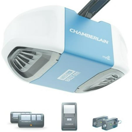 Chamberlain B510 Garage Door Opener, Ultra Quiet 1/2-HP Motor, Belt (Best Quiet Garage Door Opener)
