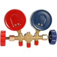 thumbnail image 2 of Refrigerant manifold pressure gauge, air conditioning tools with hose and hook for R12 R22 R404A R134A, 2 of 4