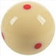 thumbnail image 3 of 2 Piezas 2.25 Pulgada 57Mm 6 Red Spot Cue Ball Pro Cup Billar Pool Snooker PráCtica de Entrenamiento, 3 of 5