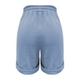 thumbnail image 5 of Womens Shorts Comfy Pull On Shorts Club Airport Looks Travel Hiking Fit Women Straight Leg Casual Pants High Waist Sports Loose Shorts Casual Fashion Pants, 5 of 5