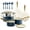 Blue, variant on Gotham Steel 15 Pc Pots and Pans Set Non Stick, Upgraded Ceramic Cookware Set Nonstick, Pot and Pan Set with Steamer & Utensils, Non Toxic, Premium Stay Cool Handles, Oven & Dishwasher Safe, Blue