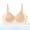 #0118-Beige, variant on Seamless Bras for Women, No Underwire Push Up Style, Solid Color Breathable Everyday Support, Soft Underwear for Fashion Daily Gift