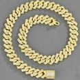 thumbnail image 4 of K-KED Men's Cuban Link Chain Heavy Duty Stainless Steel Hip Hop Necklace Bracelet New-Gun Dark Purple-20inch（50cm）Necklace, 4 of 8