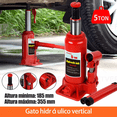 thumbnail image 3 of Gato Hidráulico De Botella Soldado Con Capacidad 5 Toneladas Xtellar rojo, 3 of 3