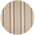 thumbnail image 1 of Safavieh Courtyard Brown Indoor Outdoor Rug - Round 7'10", 1 of 4