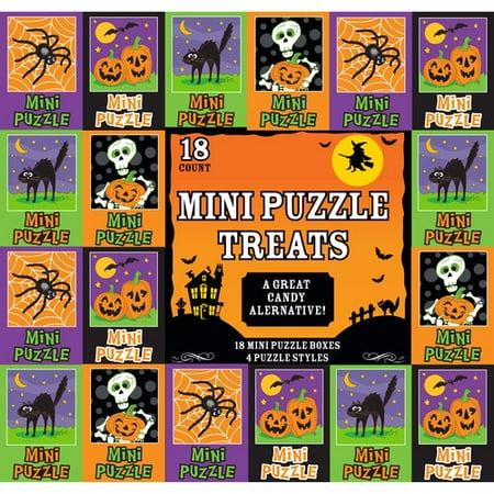 Halloween Puzzle Treats, 18-Pack