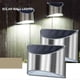 thumbnail image 1 of 2Pcs Outdoor Stainless Steel Solar Wall Lamp Waterproof 4 Leds Yard Garden Lighting Fence Step Stairs Lights, 1 of 5