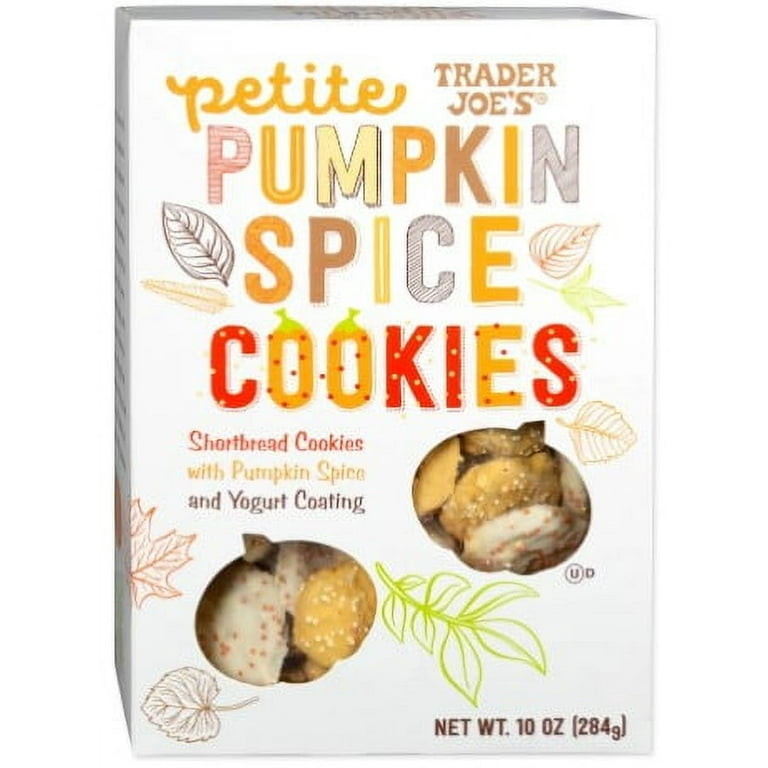 Trader Joe's Petite Pumpkin Spice Cookies Net WT 10oz (284g)