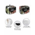 thumbnail image 2 of Fsddascl Black Christmas Toaster Cover 4 Slice, Large Kitchen Appliance Covers, Xmas Snowman Santa Elk Snowflake Tree Toaster Oven Cover with Loop, Bread Machine Cover Polyester Dust Cover Protection, 2 of 5