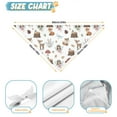 thumbnail image 6 of Dog Bandana 2 Pack,Forest Fairy Princess Pattern Bandanas for Dogs,Cat Bandana,Small/ Large Dog Bandana 2 Size,Dog Bandanas, 6 of 6