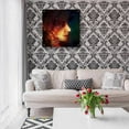 thumbnail image 5 of Epic Art 'A Moment of Doubt' by Mario Sanchez Nevado, Acrylic Glass Wall Art, 24"x24", 5 of 6