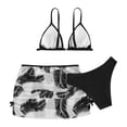 thumbnail image 5 of MEZZALL Children Girls Two Piece Swimwear Bikini With Mesh Cover Up Rash Guard Swimsuits For Youth Boho Summer Flower Print Beachwear, 5 of 5