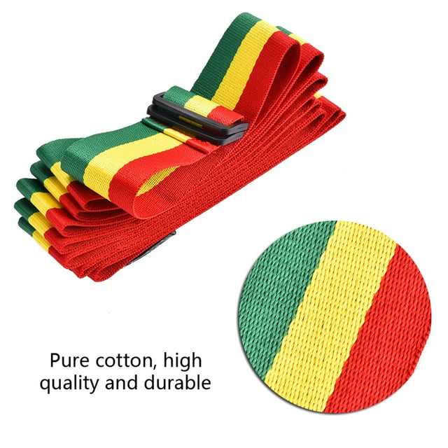 Cinturón de tambor de mano africano portátil tricolor, correa de hombro Djembe para puesta en escena