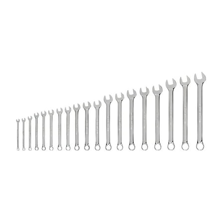 TEKTON Combination Wrench Set, 19-Piece (6-24 mm) | WCB90205
