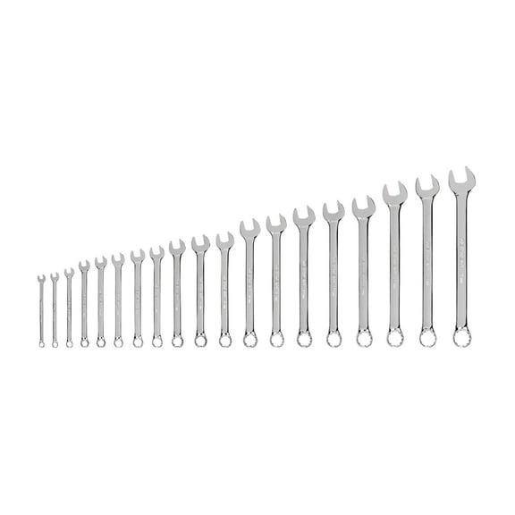 TEKTON Combination Wrench Set, 19-Piece (6-24 mm) | WCB90205