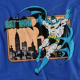 thumbnail image 2 of DC Batman in The City Women's T Shirt, Royal, Medium, 2 of 6