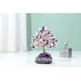 thumbnail image 2 of Crystal Money Tree Jovivi, amatista natural, aguamarina y rosa, 2 of 6