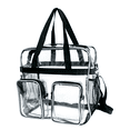 thumbnail image 1 of Cosmetiquera Transparente Universo en Linea Xtellar Negro Viaje PVC 5 Compartimentos, 1 of 3