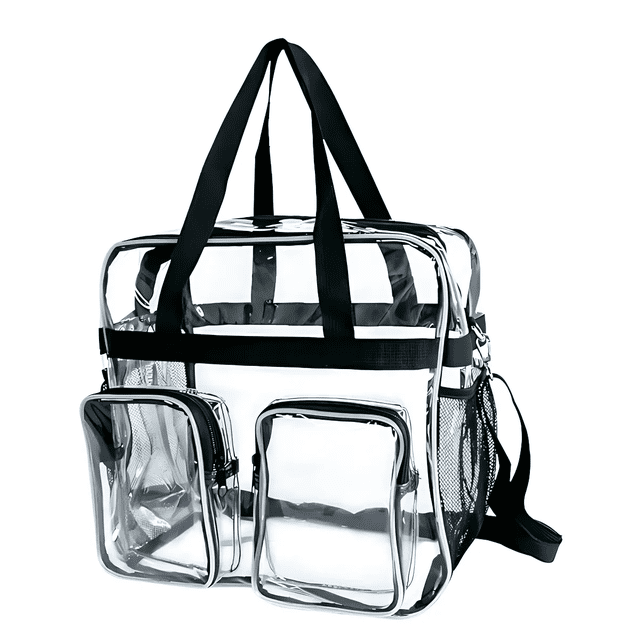 Cosmetiquera Transparente Universo en Linea Xtellar Negro Viaje PVC 5 Compartimentos