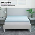 3 in. Gel Infused Memory Foam Queen Mattress Topper