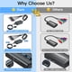 thumbnail image 5 of KSRplayer Convertidor de Componente a HDMI con Escalador – Adaptador YPbPr a HDMI para PS2, NGC, Xbox, Wii, Incluye Cables HDMI y de Componente, RGB a HDMI para Consolas Antiguas (Mujer), 5 of 7
