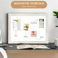 thumbnail image 4 of DOLLAR BOSS Dry Erase White Board, 24 x 18 in Magnetic Whiteboard White Vintage Wood Frame Wall-Mounted White Board Decorative Notice Board for Wall, Office, Home Decor Hanging Board, 4 of 10