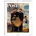 thumbnail image 5 of Art.com Bottom of the Sixth (Three Umpires) Saturday Evening Post Cover, April 23,1949 Giclee Print by Norman Rockwell, White Frame Wall Art, 23" x 29", 5 of 5