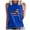 Blue, variant on IROINNID Patriotic Shirts for Women Round Neck Tank Summer Casual Tops Regular Vest Tops Sleeveless Tops America Independence Day