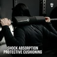 thumbnail image 2 of Gymreapers Barbell Squat Pad - Protective Bridge Pad For Hip Thrust, Squats, Lunges - Hip Support, Neck Protection For Bar (Black Covered), 2 of 7