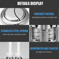 thumbnail image 3 of Toilet Push Button Flush Replacement, Dual Toilet Flush Button Round Head Toilet Flush Button Replacement Accessories For Bathroom Toilet Water Tank, 3 of 5
