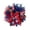 A, variant on 4th of July Star Stripe Wired Ribbon 2.5in x 10yd, Independence Day Bow Making Ribbon for Wreath Outdoor Door Gift Wrap
