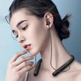 thumbnail image 7 of OAVQHLG3B Bluetooth Neckband Headphones With 14mm Drivers HD Stereo Clear Sound IPX5 Waterproof Sporty And Ergonomic Neck Hanging Design, 7 of 7