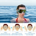thumbnail image 5 of LmnLft Adult Swim Goggles, Waterproof Large Frame PC Anti-Fog Lenses, Silicone Comfort Fit for Training Lap Swimming, 5 of 6
