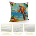 thumbnail image 4 of PRATYUS  It's Five O'clock Somewhere Comfortable Outdoor Pillow Covers Decorative Living Room Pillow Cushion Case Beer Bar Club Glass Parrot Pillowcases for Home Decor Indoors Bedroom  White, 4 of 5