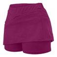 thumbnail image 5 of ABATAB Biker Skorts for Women Comfy Summer Tennis Athletic Shorts 2 in 1 Casual Stretchy Golf Running Shorts, 5 of 5