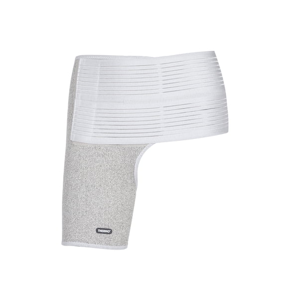 THERMOâ„¢ Circulation Classic Single Hip Sleeve, Compression Lite, Natural Semiconductor Infrared Healing Hip Sleeve, Superior to Compression, Right, Large