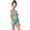 Light Blue, variant on Edvintorg 3-12 Years Swimsuit for Kids Girls Summer Bathing Suit Swimwear Children's Swimsuit High Waist Drawcord Printed Split Bikini Suit