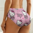 thumbnail image 2 of Hello Kitty Women's Underwear Low Rise Full Coverage Briefs Breathable Underpants Ladies Regular Plus Size Panties, 2 of 6
