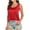 Red, variant on TDYHUAO Womens Silk Satin Tank Tops Summer Tank Shirt Scoop Neck Sleeveless Blouse Camisole Solid Casual Loose Fit Tunic Top