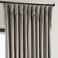 thumbnail image 2 of Half Price Drapes Signature Extra Wide Library Taupe Velvet Hotel Blackout Curtains(1 Panel),100W X 84L, 2 of 6