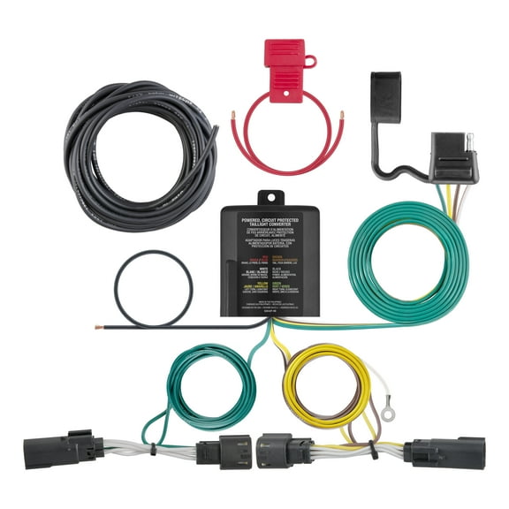 CURT 56343 Vehicle-Side Custom 4-Pin Trailer Wiring Harness, Select Ford Flex