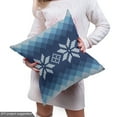 thumbnail image 4 of Ambesonne Winter Fabric by the Yard Upholstery, Traditional Jacquard, 3 Yards, Blue White, 4 of 4