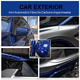 thumbnail image 3 of Vinil Automotriz Fibra De Carbono Impermeable 30x150cm Carbono Azul, 3 of 5