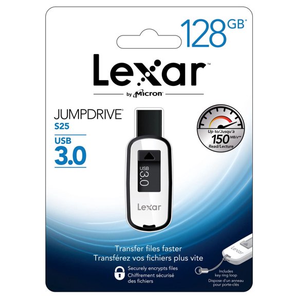 LEXAR MEDIA INC Lexar® JumpDrive® S25 128GB USB 3.0 Flash Drive