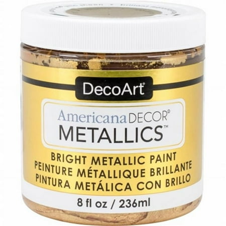 UPC: 0766218091666 | Deco Art ADMTL-04 8 oz a Decor Metallic Paint 24k Gold