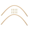 thumbnail image 3 of ADDHAT 1 Pair DIY Bag Handles Yellow Replacement Supply for Women Craft Projects with 8 Rivets, 3 of 7