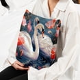 thumbnail image 6 of Swan Velvet Throw Pillow Covers Inserts in 16x16, 18x18, and 20x20 Inches - Set of 2 - Unique Patterns for Throw Pillow Covers for All Occasions, 6 of 6