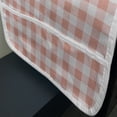 thumbnail image 3 of Checkered Microwave Oven Cover, Picnic in Countryside Themed Gingham Pattern in Soft Colored Print, Water Resistant Organizer with Pockets for Kitchen, 36" x 12", Pink Pale Pink White, by Ambesonne, 3 of 4
