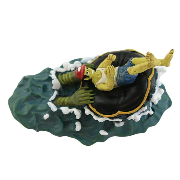 Tubing S.O.S - 1 Figurine 3 Inch, Ceramic - Halloween Snow Village Scary 6007650